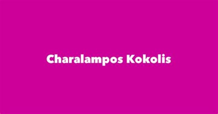 Charalampos Kokolis